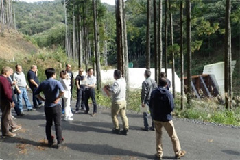 写真：群馬県による砂防施設（土砂流出・流木対策）