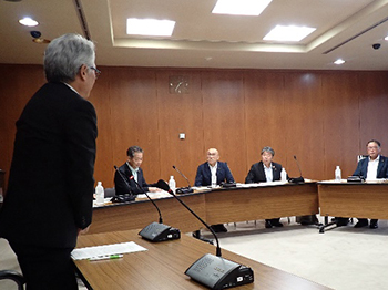 写真:桐生市議会議長の挨拶