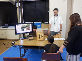 写真：出展したコーナーの様子