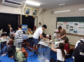 写真：出展したコーナーの様子