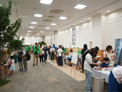 写真：木づかいフェスタ会場の様子