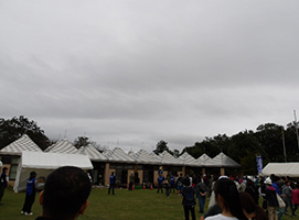 写真：里山フェス開会式の様子